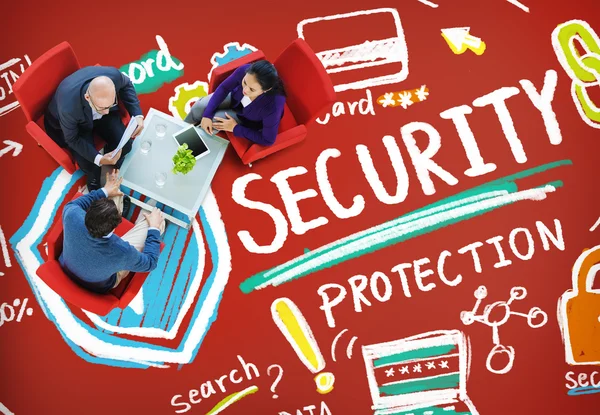 Concepto de protección de escudo de seguridad —  Fotos de Stock