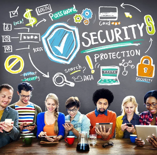 Security Shield skydd koncept — Stockfoto