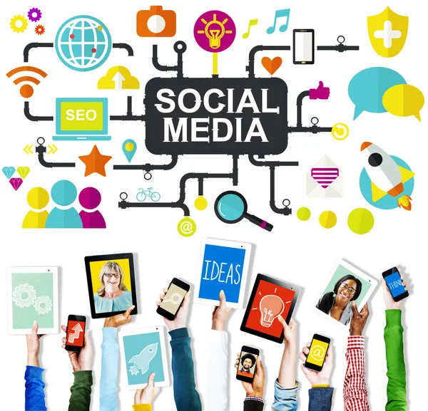 Social Media  Concept — Stock Photo, Image