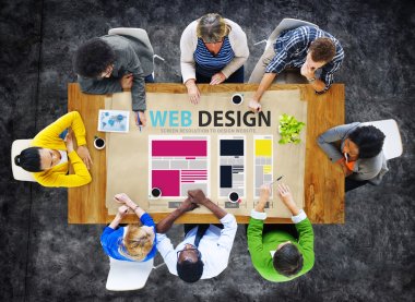 Website Design Ideas Concept clipart