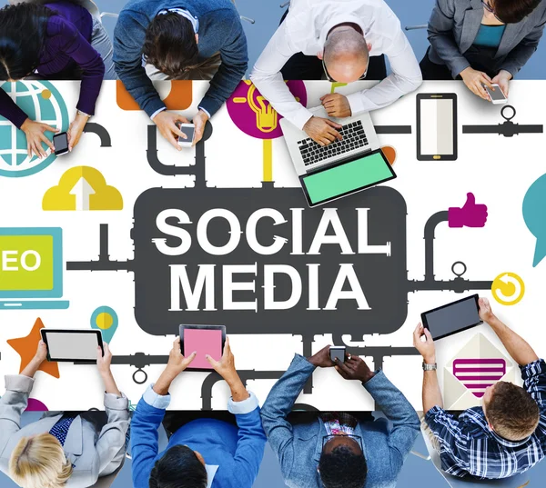 Concepto de medios sociales —  Fotos de Stock