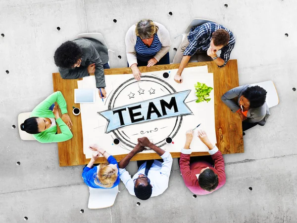 Team Collaboration Teamwork Concept — Stock Photo, Image