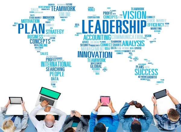 Leadership Management Concept — Stock Photo, Image