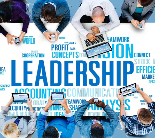 Concetto di Leadership Management — Foto Stock