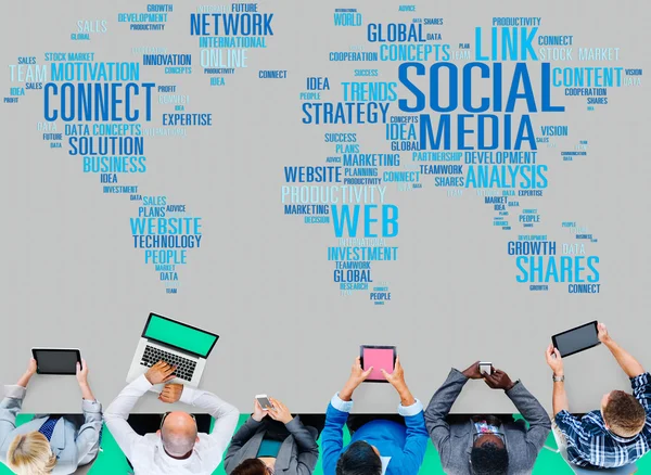 Social Media  concept — Stock Photo, Image