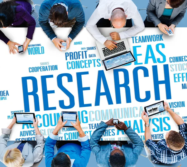 Research Data Facts Concept — Stock Photo, Image