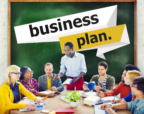 Concetto di business plan — Foto Stock