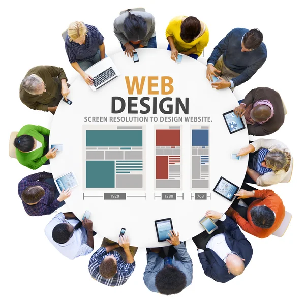 Concepto de diseño web — Foto de Stock