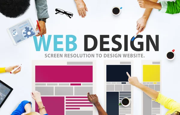 Concepto de diseño web —  Fotos de Stock