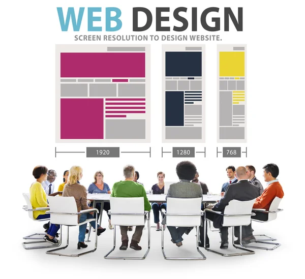 Concetto di Web design — Foto Stock