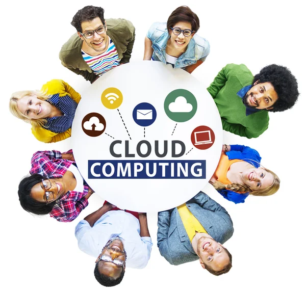 Cloud Computing Storage Concept — Stock Photo, Image