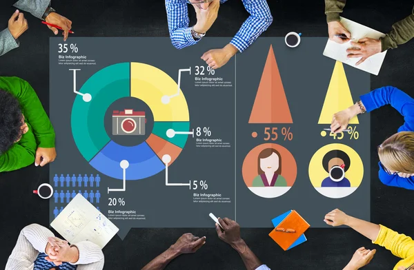 Analysis analitik pazarlama kavramı — Stok fotoğraf