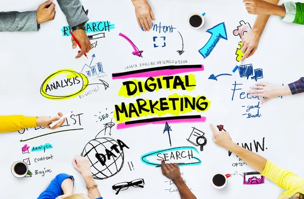 Konzept für digitales Marketing — Stockfoto