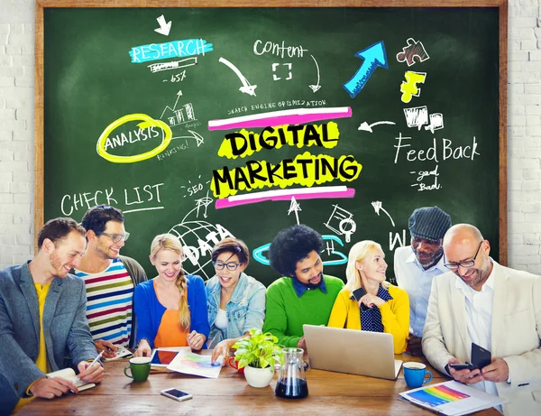 Digitale Marketing strategie Concept — Stockfoto