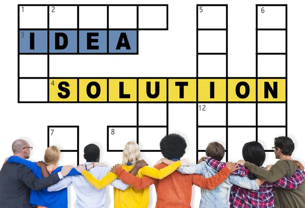 Solution Solving Result Concept — Stock Photo, Image