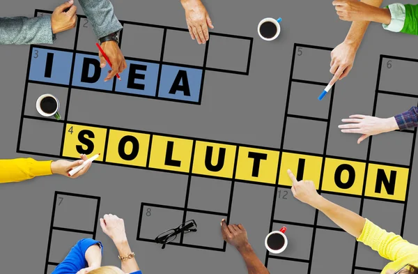 Solution Solving Result Concept — Stock Photo, Image