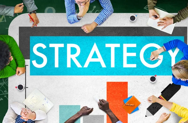 Brainstorming Strategy Business Concept — Stock Photo, Image