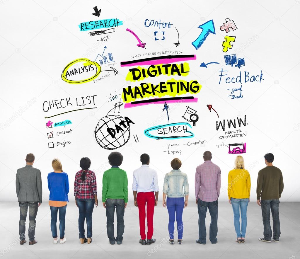 Digital Marketing Strategy Concept