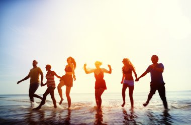 Dostluk Beach yaz tatili kavramı