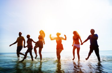 Dostluk Beach yaz tatili kavramı