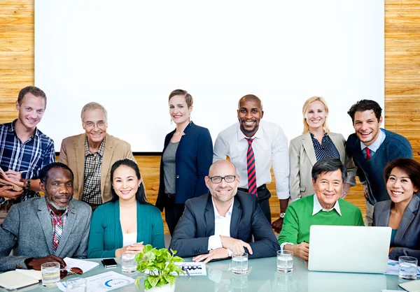 Cooperação entre empresas Conceito — Fotografia de Stock