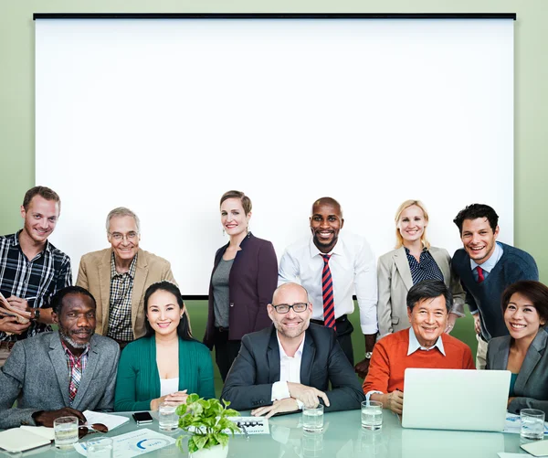 Üzleti emberek együttműködés koncepciója — Stock Fotó
