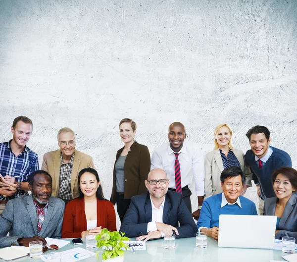 Grupo de Pessoas Ocupação Sorrindo — Fotografia de Stock