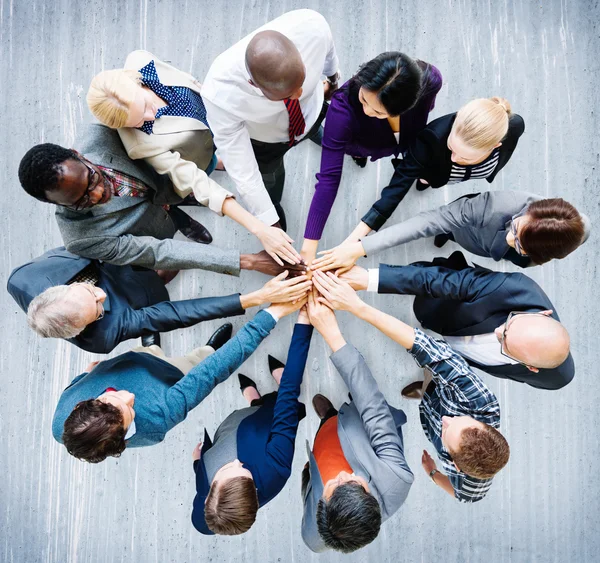 Conceito de Equipe de Cooperação Empresarial — Fotografia de Stock