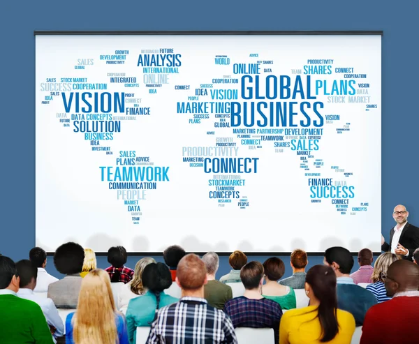 Global Business Connect Konzept — Stockfoto