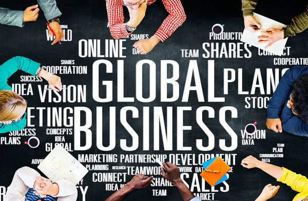 Global Business Connect koncept — Stockfoto