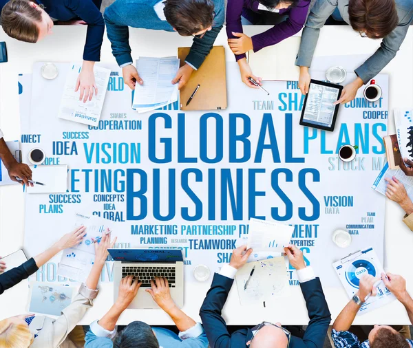 Global Business Connect Konzept — Stockfoto