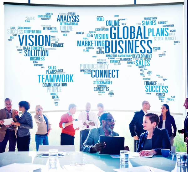 Global Business Connect concetto — Foto Stock