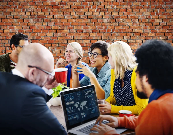 Menschen Konferenz Technologie-Konzept — Stockfoto