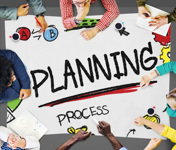 Planning strategie Zoek Concept — Stockfoto