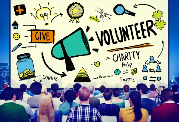 Volunteer Charity Help  Concept — Stock Photo, Image