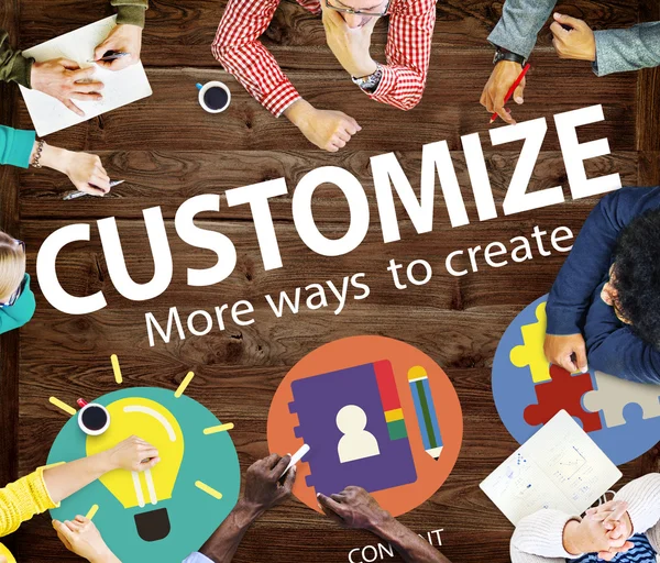 Customize Ideas Identity — Stock Photo, Image