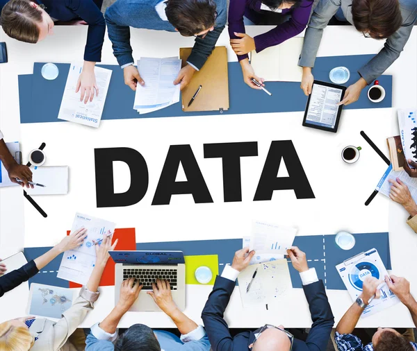 Datenanalyse Diagramm Informationen — Stockfoto