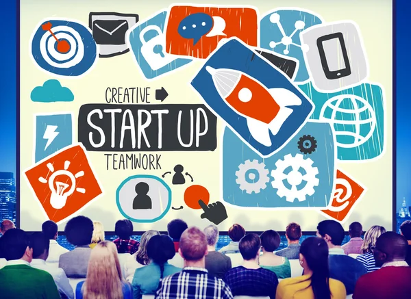 Start-up Wachstumserfolg Geschäftskonzept — Stockfoto