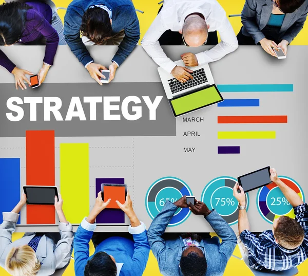 Strategy Plan Marketing Concept — Stock Photo, Image