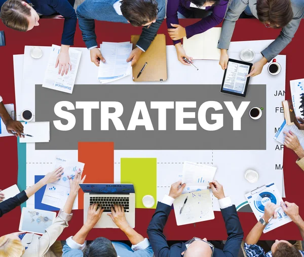 Piano strategico Concetto di marketing — Foto Stock