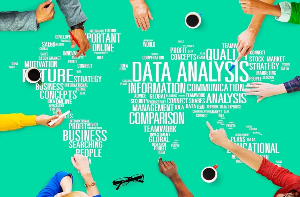 Data analys Analytics jämförelse — Stockfoto