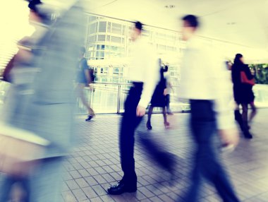 İnsanlar Commuters şehir kavramı