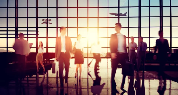Аеропорт бізнес подорожі концепцію — стокове фото