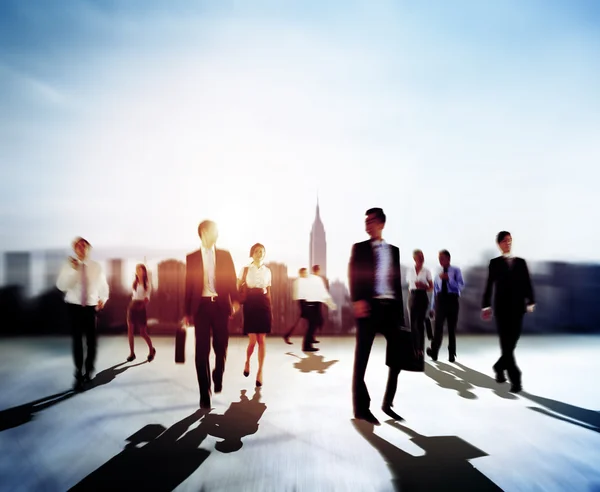 Business People Rush Hour City Concept — Stock Photo, Image