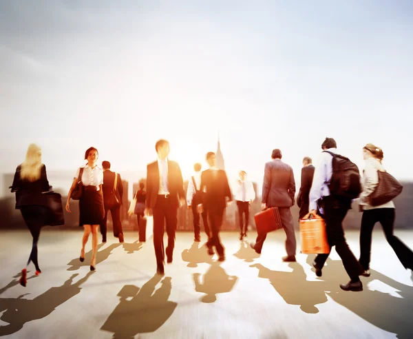 Business People Rush Hour City Concept — Stock Photo, Image