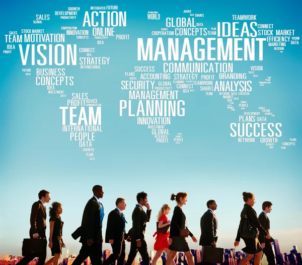 관리 비전 성공 팀 개념 — 스톡 사진