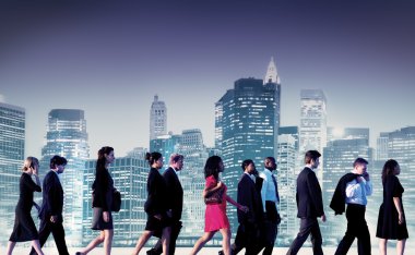 İş insanlar işbirliği takım kavramı