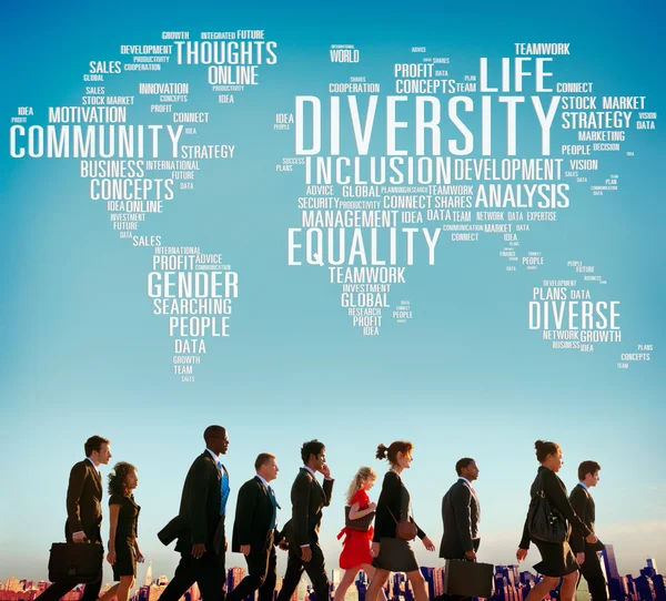 Diversidad Concepto de población comunitaria — Foto de Stock