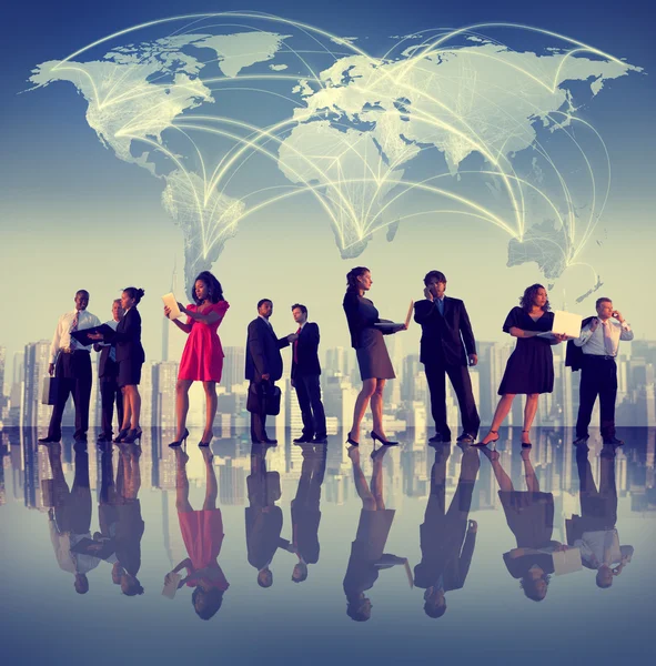 Global Business People Concetto di discussione — Foto Stock