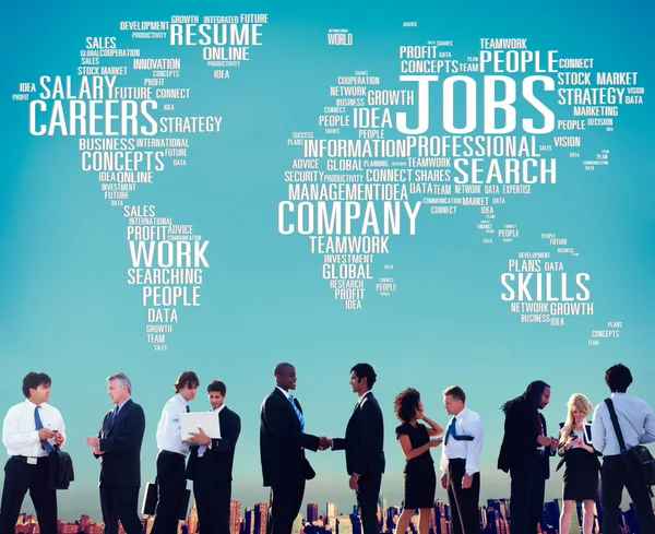 Jobs Careers Recruitment Concept — Stock Photo, Image